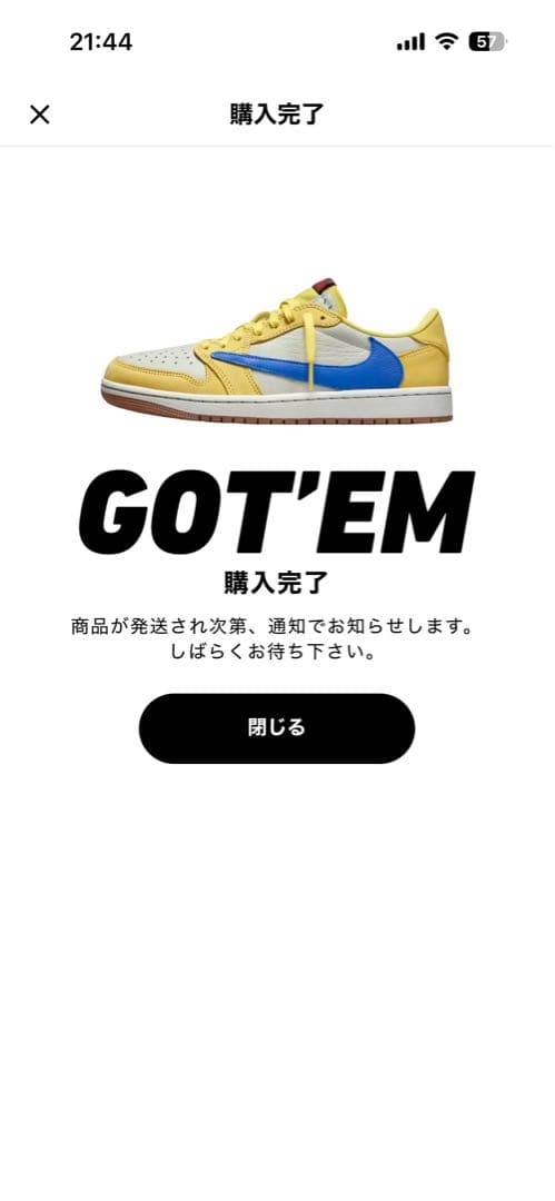 Travis Scott × Air Jordan 1 Low \"Canary\"