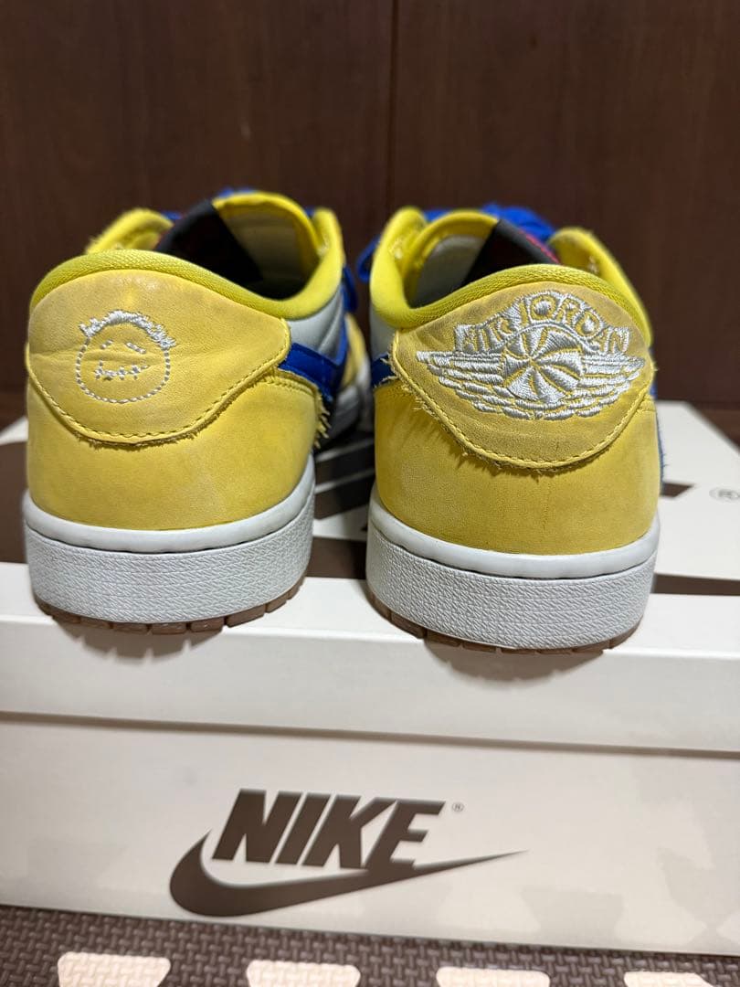 Travis Scott × Air Jordan 1 Low \"Canary\"