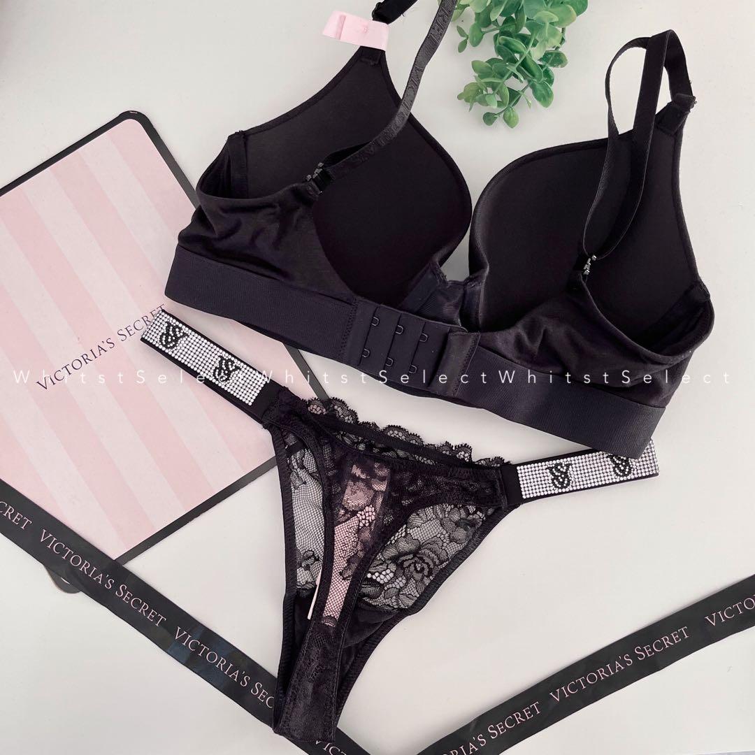 32C／XS】ブラ＆シャインパッチソング Victoria´s Secret