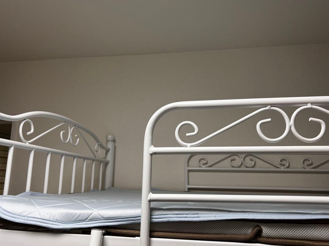 GW SALE 美品 ニトリ プリンセス ロフトベッド ハイタイプ お姫様 引取