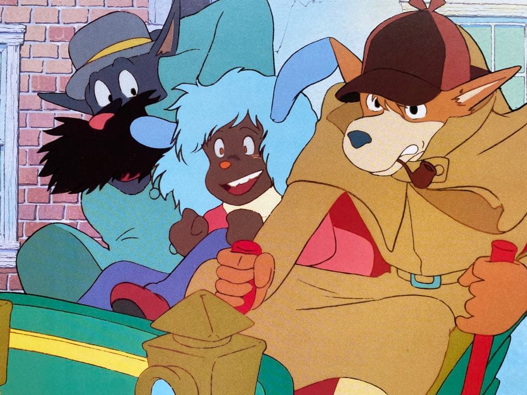 【限定1点】名探偵ホームズ　名場面イラスト⑥ 宮崎駿　スタジオジブリ