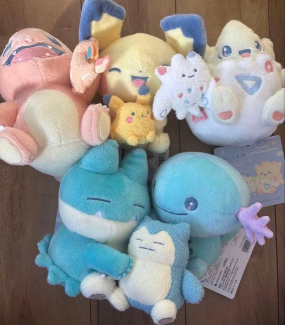 ポケモン ぬいぐるみ Little Daydream 5種　コンプリート
