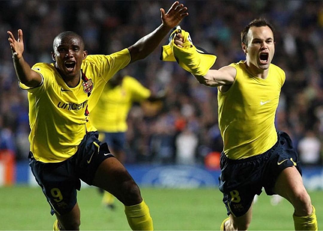 正規品】バルセロナ #9エトー 08/09 AWAYユニフォーム - メルカリ