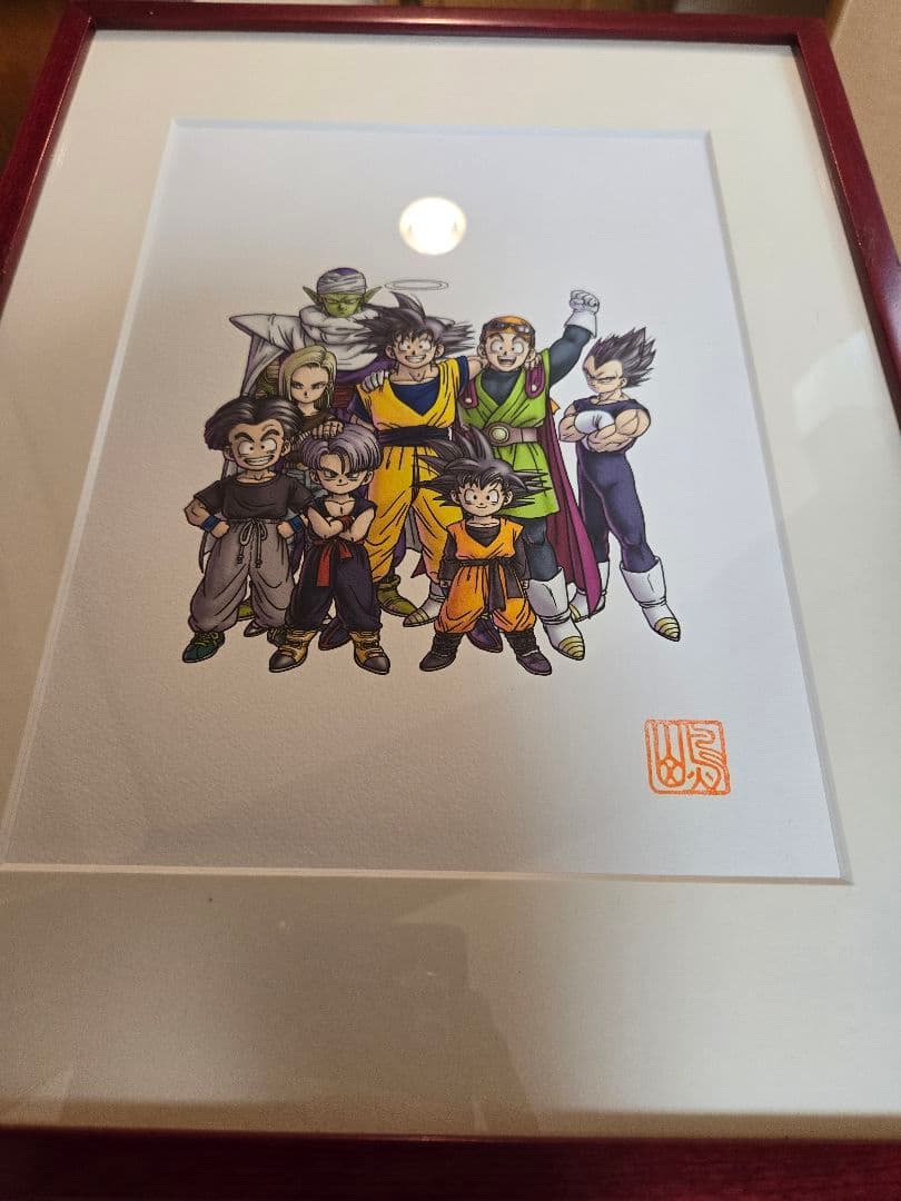 ドラゴンボール　完全版コミックス29複製原画　孫悟空　鳥山明　印鑑　サイン