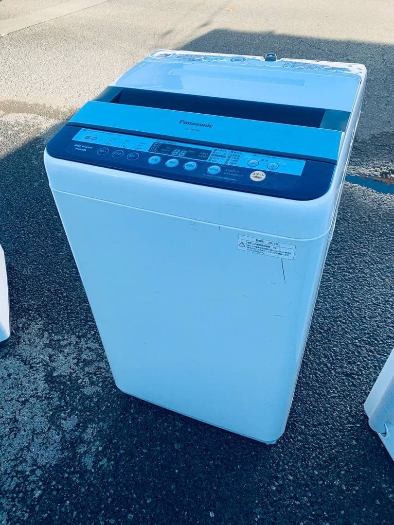 ①✅Panasonic電気洗濯機✅ ✅NA-F60PB6✅ Panasonic（パナソニック） 中古 SB-NAF60PB6A 洗濯機 6.0kg Panasonic