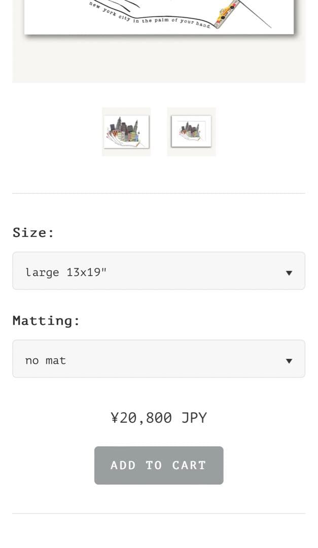 絵画 VERRIER NEWYORK CITY IN THE PALM OF YOUR