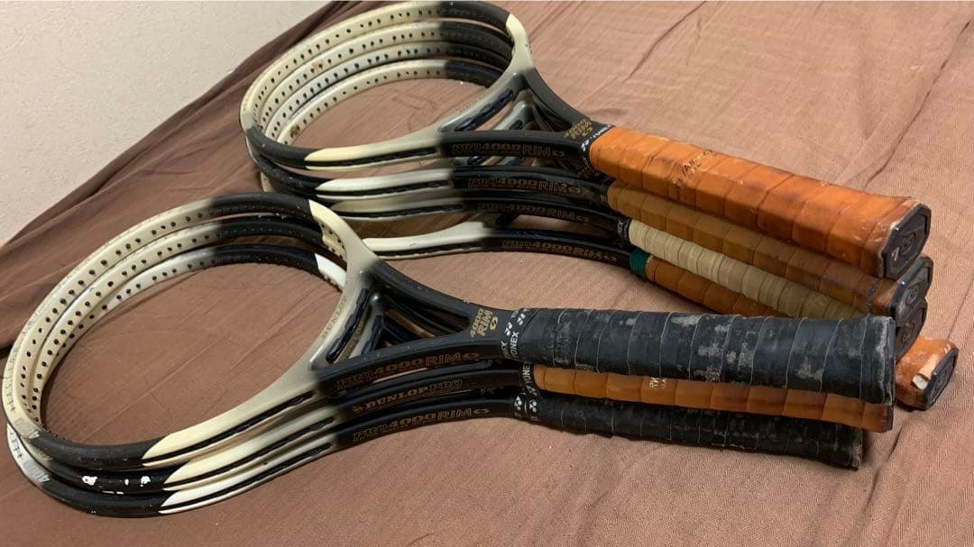 お買い得】硬式テニスラケット ダンロップ プロ4000 RIM 7本セット