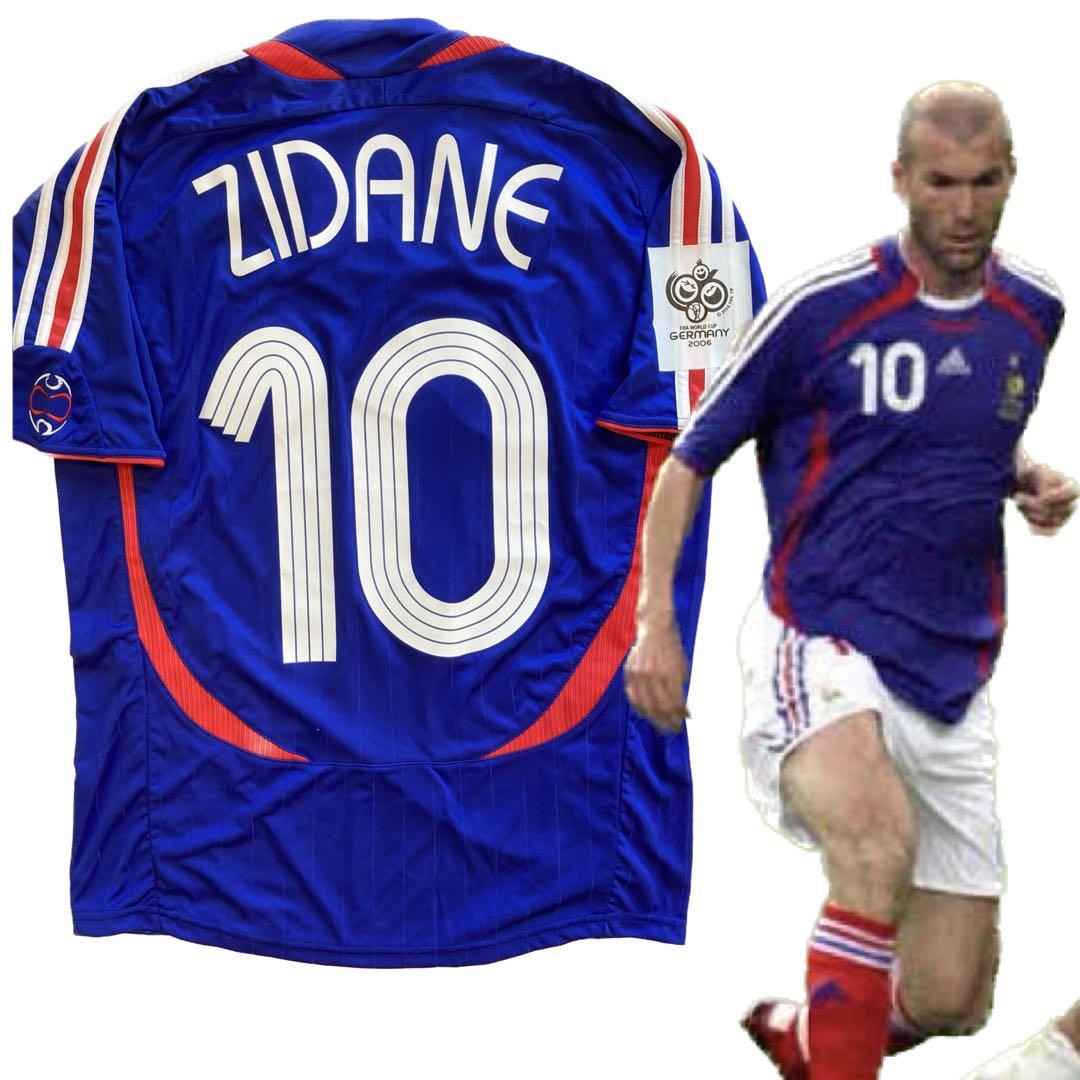 希少】ジダン フランス代表 2006 W杯ユニフォーム - メルカリ