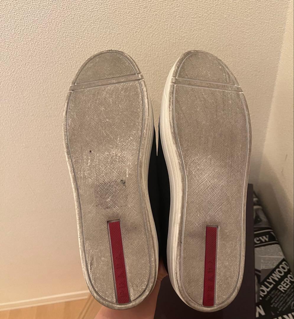 新品同様 PRADA プラダ スポーツ スニーカー 3E6187 黒 - メルカリ