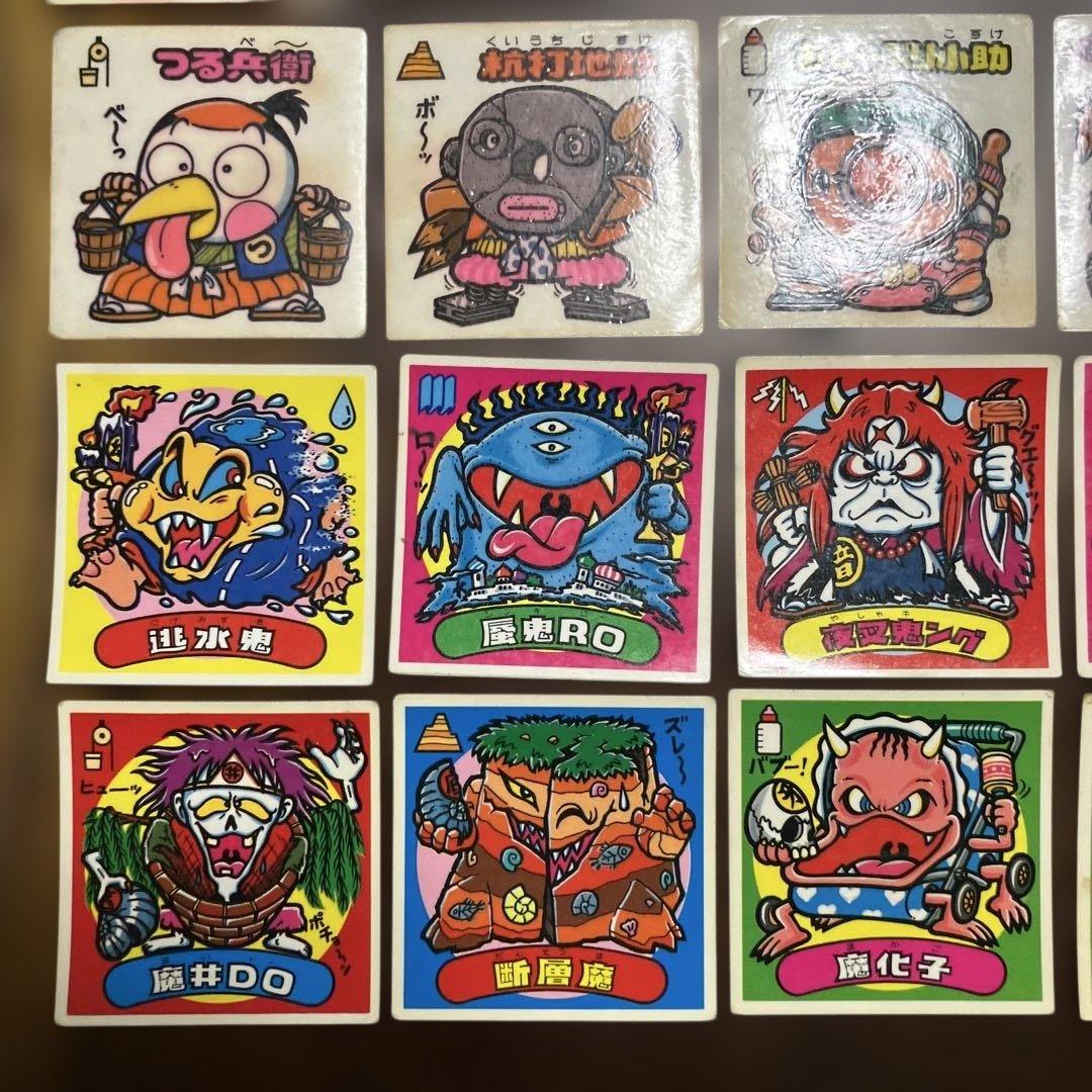 ビックリマンシール 旧シール 8弾すくみ フルコンプ チョコ版 - メルカリ