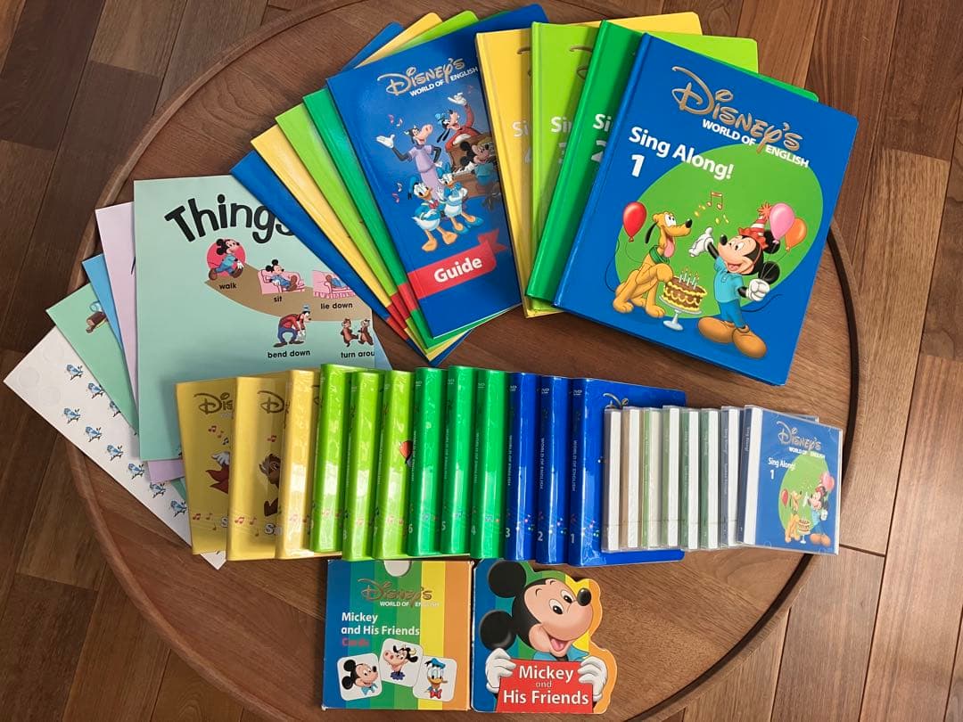 ディズニー英語システム シングアロング DVD CD 絵本 ガイド おまけ付 DWE ディズニー英語システム シングアロング 12巻 DVD CD 絵本 ガイド