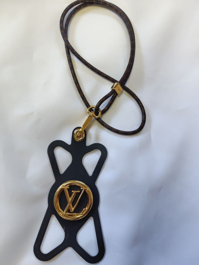 Louis Vuitton ロゴ入りスマホストラップ ルイヴィトン】フォンストラップ・モノグラム (Louis Vuitton