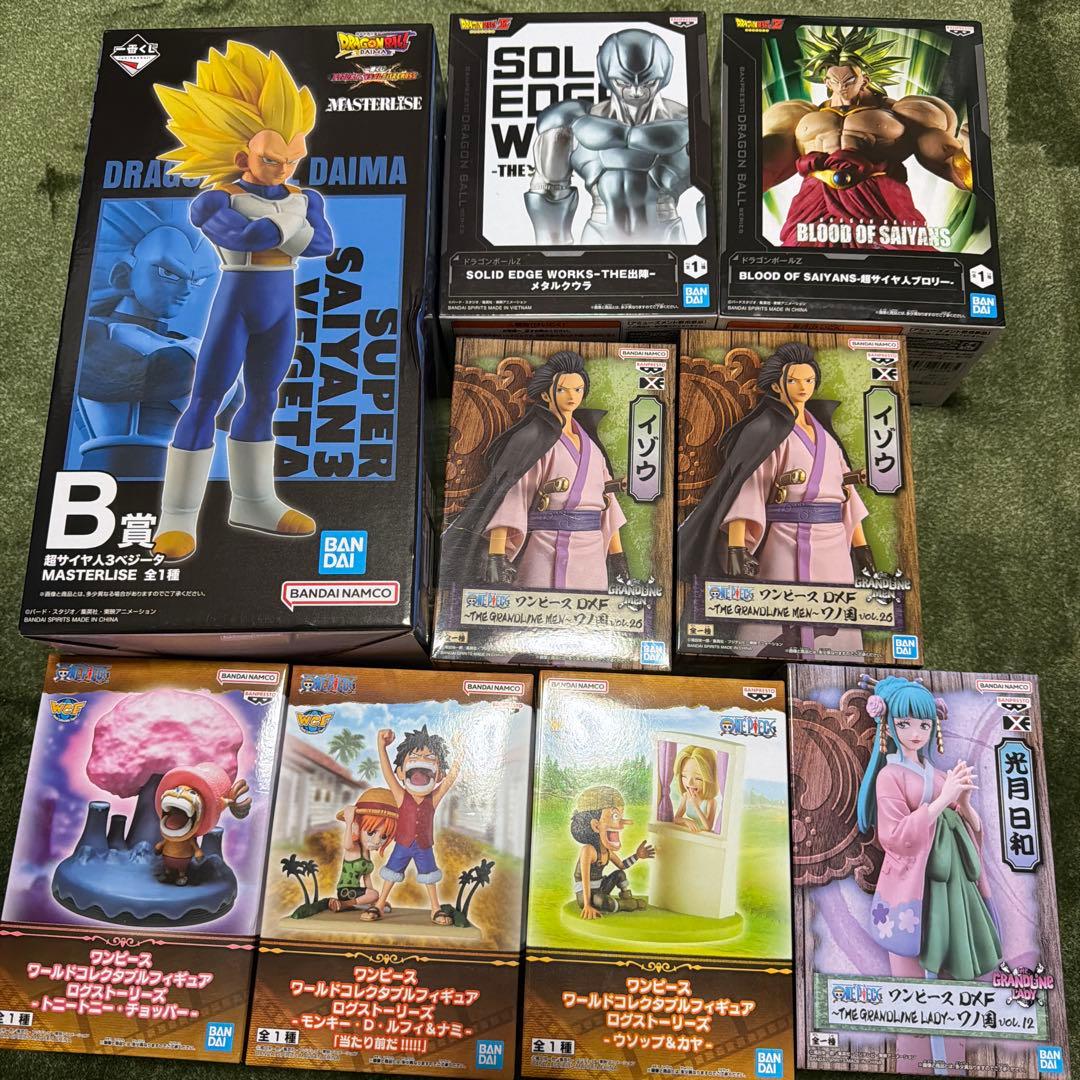 ドラゴンボール ワンピース フィギュアセット - メルカリ