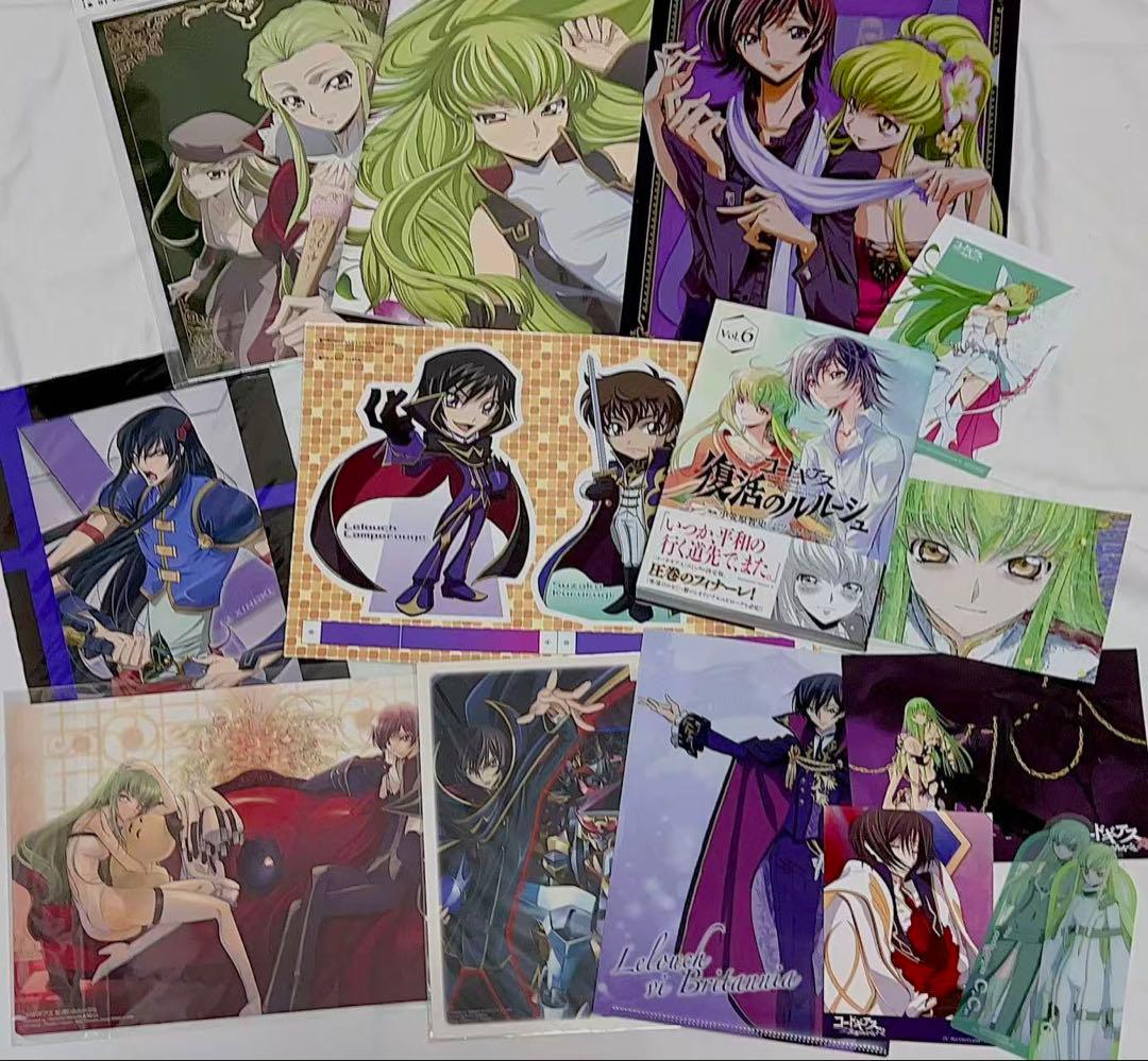 コードギアス　C.C. クリアファイル　ブロマイド　ノート　まとめ売り グッズ-ブロマイド】コードギアス 反逆のルルーシュ トレーディング