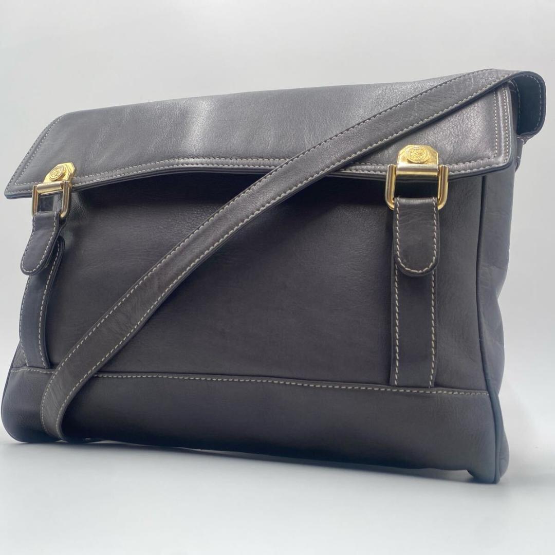 極美品 ロエベ アナグラム ショルダー メッセンジャーバッグ クロスボディ LOEWE - ロエベ カメラ クロスボディバッグ ミニ ブラック アナグラム