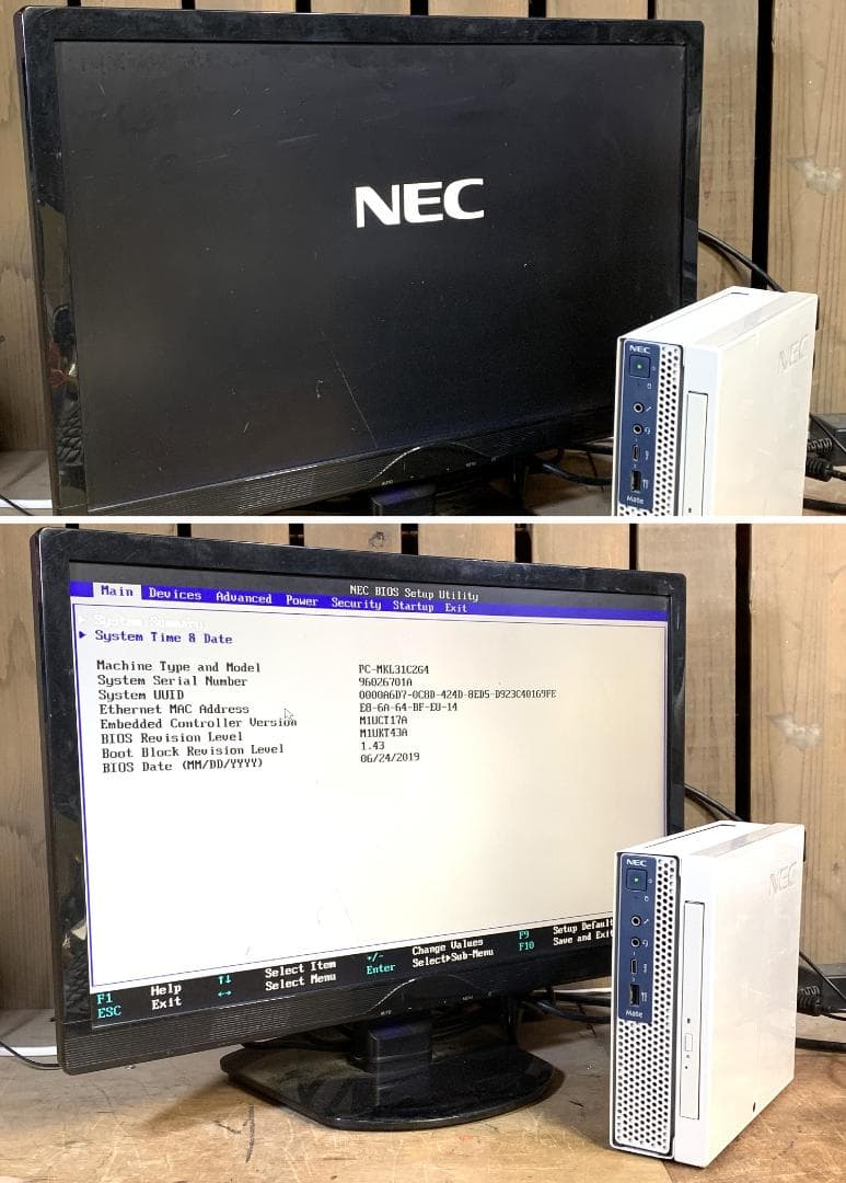 NEC 超小型/未使用SSD/Win11 Pro 25H2/MKL31C-4