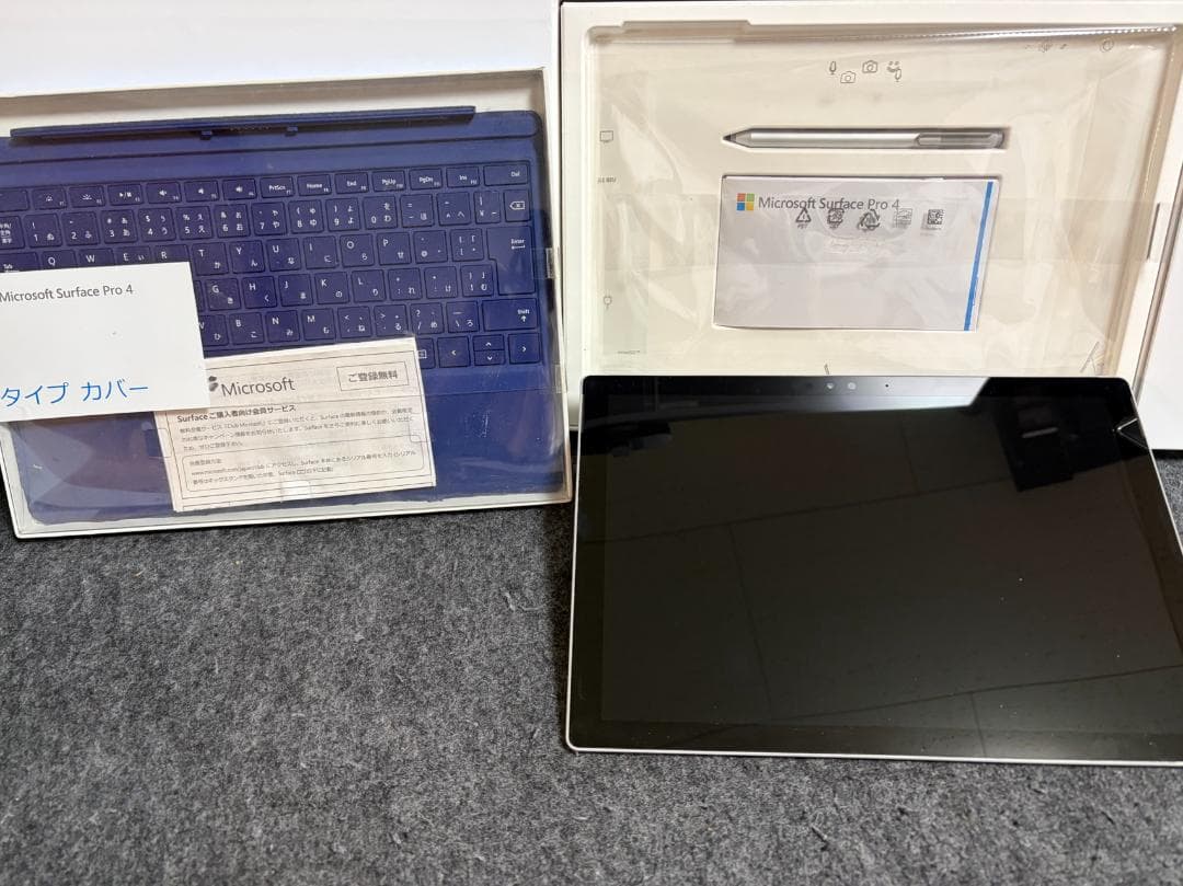バッテリー89%】Surface Pro 4 純正ペン・純正キーボード付 - メルカリ