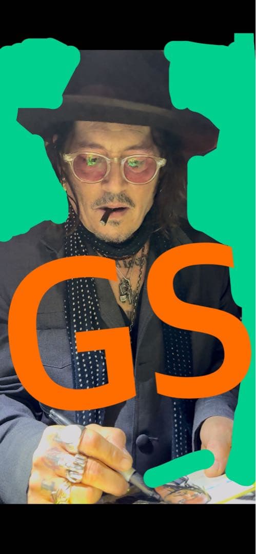 東京コミコン ジョニーデップ 直筆サイン入り写真 ① パイレーツオブ