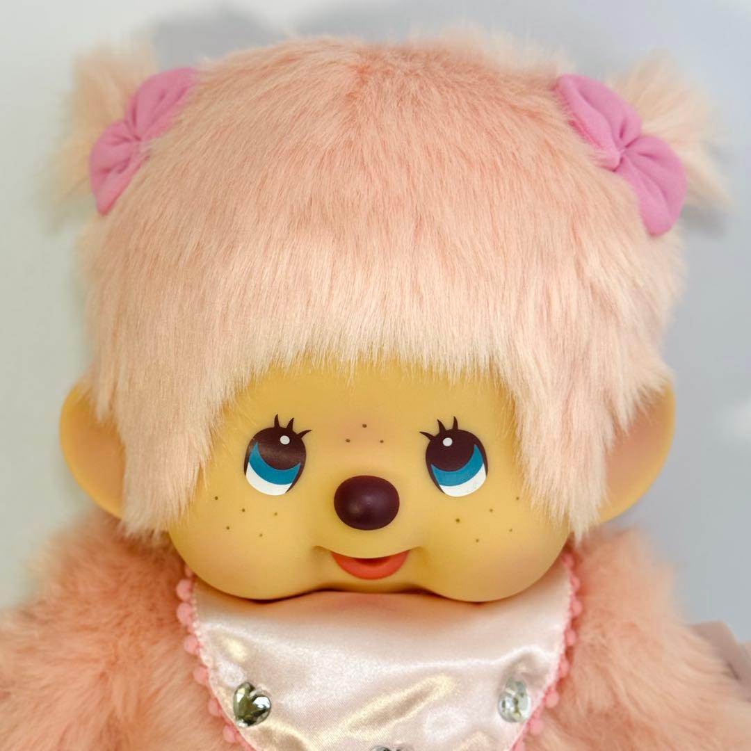 【希少】モンチッチ Lサイズ ぬいぐるみ ピンク K.yamasaki