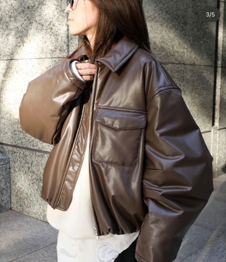 新品未使用 エトレトウキョウ バルーンシルエットパディングブルゾン