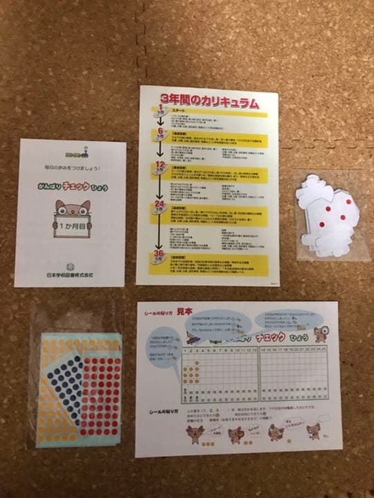 欠番、書き込みなし》美品 家庭保育園 キララ 1〜36ヶ月