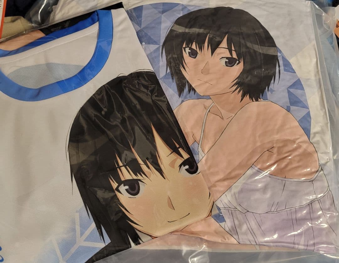 在庫ラスト　アマガミSS　15周年限定　グラフィックTシャツ　クッション　七咲逢 在庫ラスト アマガミSS 15周年限定 グラフィックTシャツ クッション 七