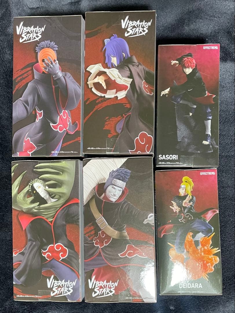 ナルト疾風伝 VIBRATION STARS 暁 フィギュア 6点セット