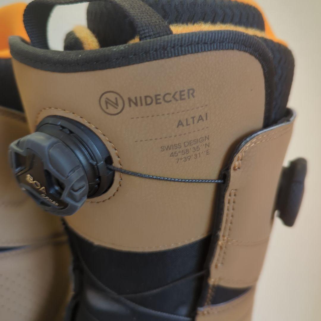 NIDEKER スノーボードブーツ 27.5cm 24-25モデル ALTAI