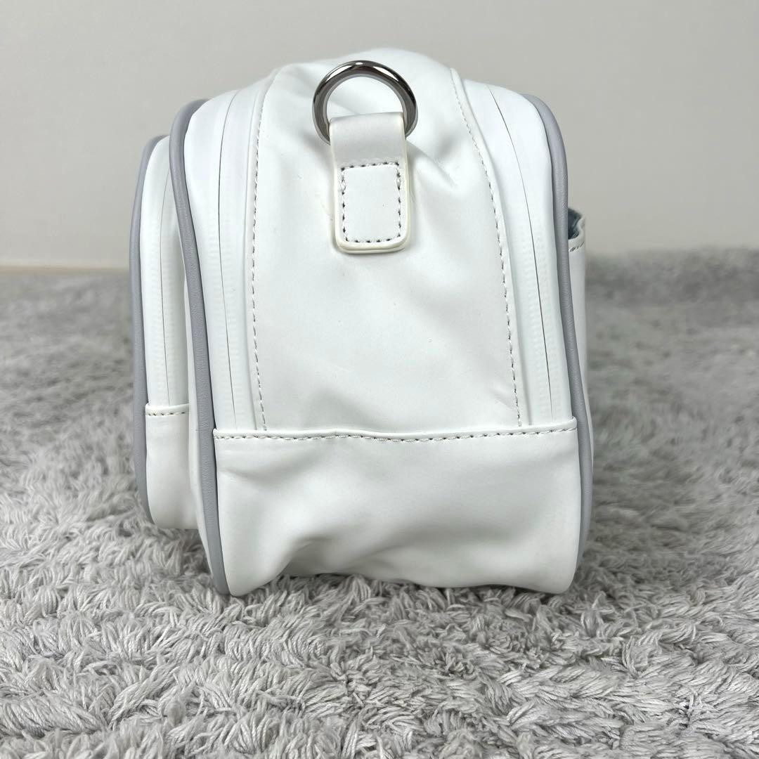 MARK&LONA マーク&ロナ ターポリン ポーチ バック アイボリー - メルカリ