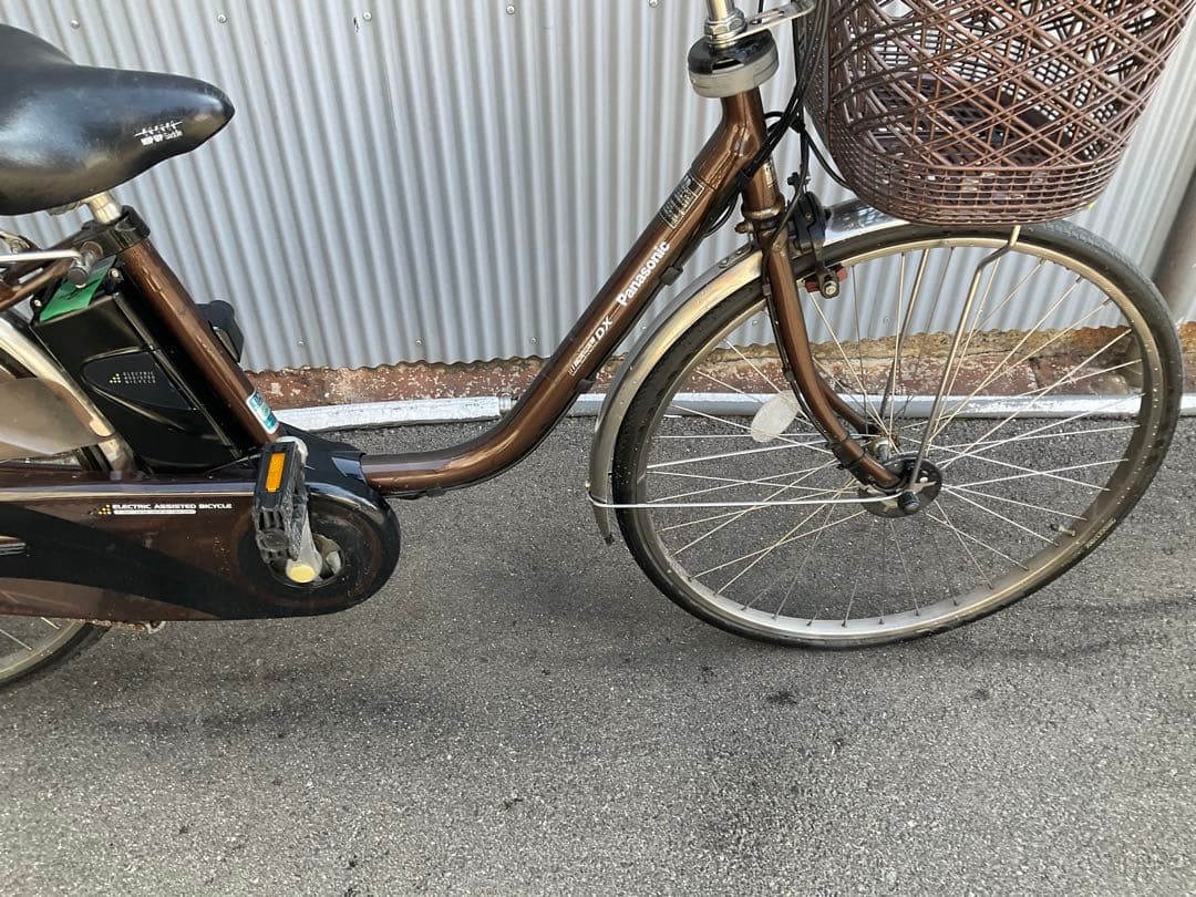 パナソニック新機種電動アシスト自転車viviDX26インチブラウンボディー