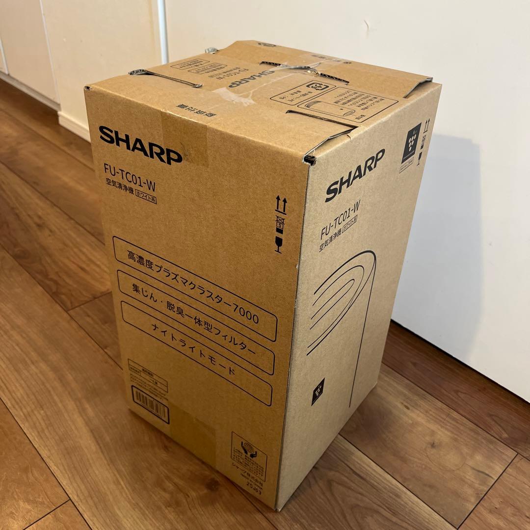 【新品未使用】SHARP FU-TC01-W 空気清浄機 SHARP（シャープ） 空気清浄機｜FU-TC01-W｜[通販]ケーズデンキ
