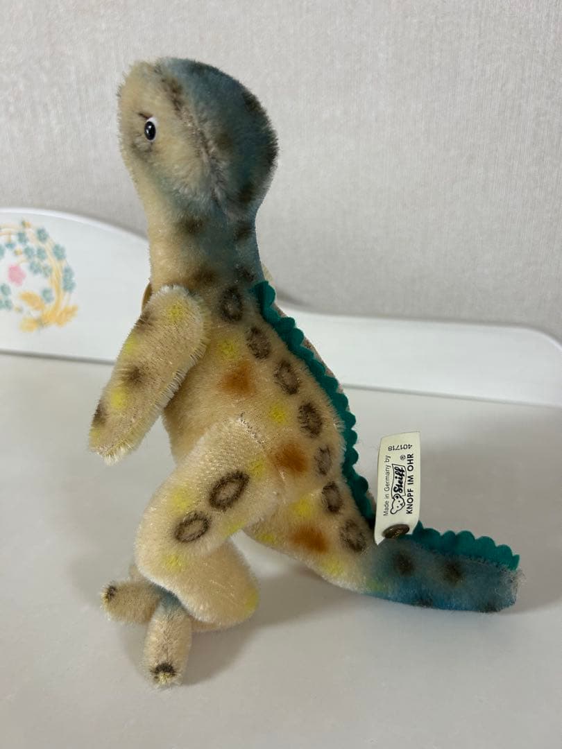 【ドイツ購入・超レア】シュタイフ　モヘア　ティラノサウルス　Tyros 　復刻版