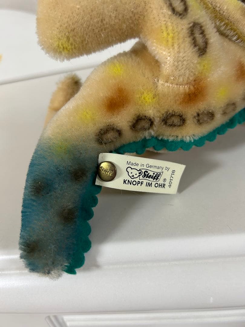 【ドイツ購入・超レア】シュタイフ　モヘア　ティラノサウルス　Tyros 　復刻版