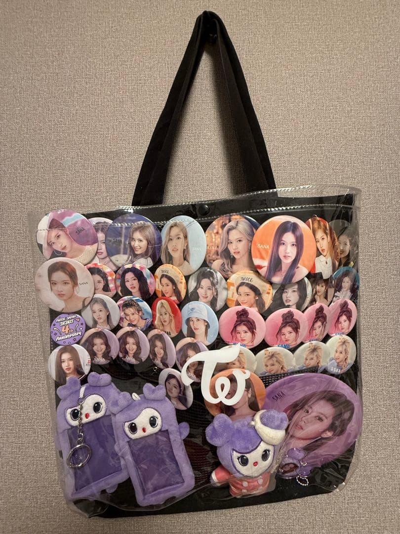 バラ売り×】TWICE サナ 痛バ 缶バッジ トートバッグ セット - メルカリ