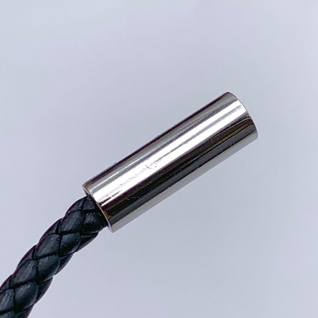 HERMES エルメス ゴリアテ ブラックコード シルバー金具 箱付き - メルカリ