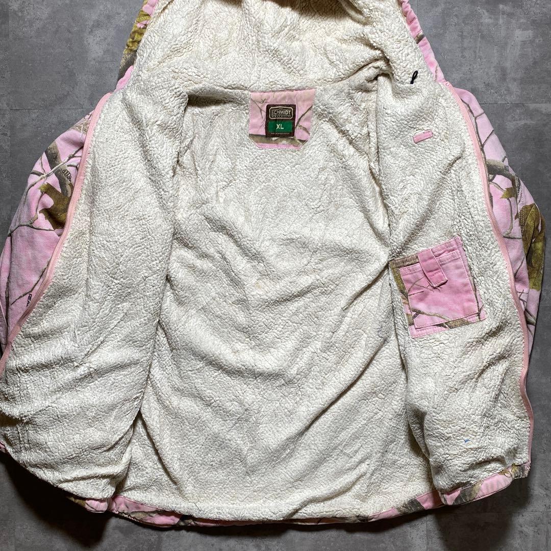 希少カラー ピンクリアルツリーアクティブジャケット XLサイズダック