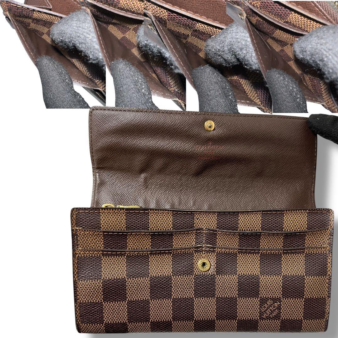 ルイヴィトン ポルトモネクレディ ポルトフォイユサラ ダミエ エベヌ