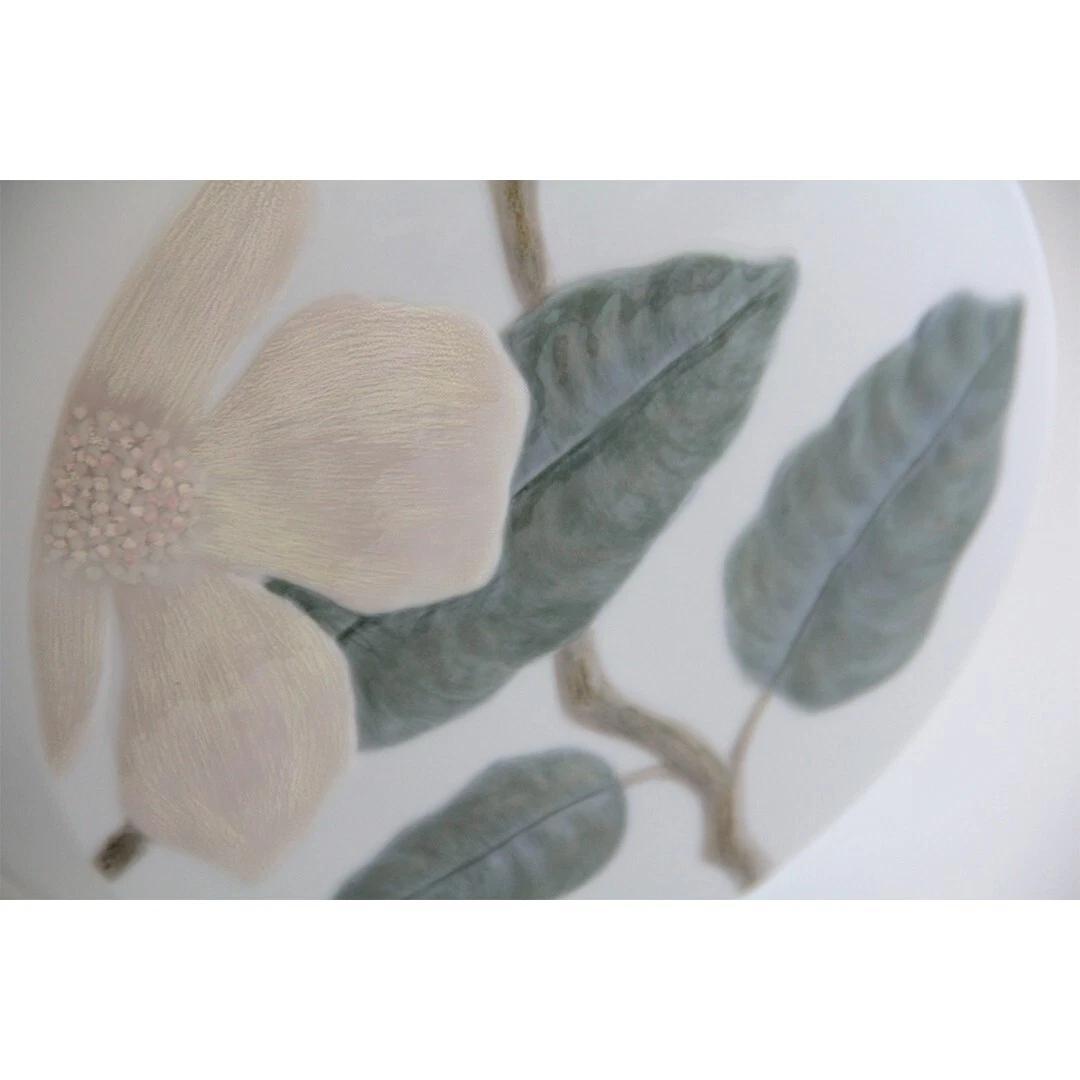 タカ様専用□希少品！リヤドロ花瓶□LLADRO 淡い花柄 白 ポーセリン