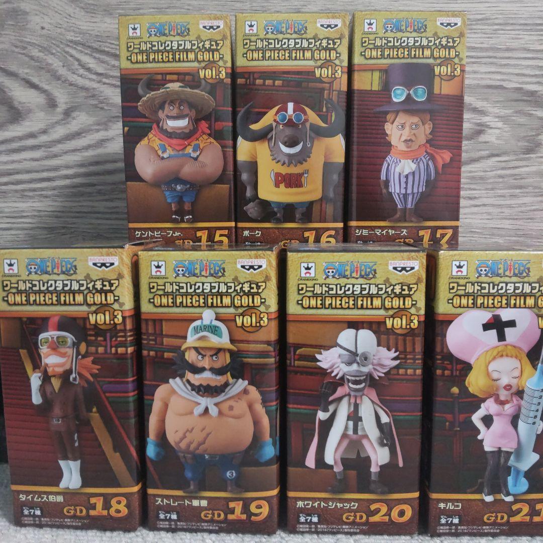 希少】【レア】ワンピース ゴールド ワーコレ フィギュア 35体セット＋