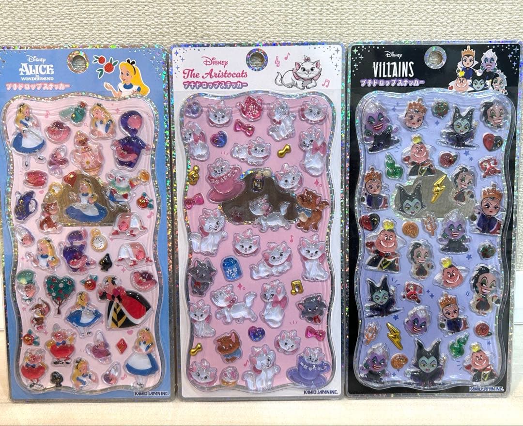 国内正規品】プチドロップステッカー マリーちゃん アリス ヴィランズ3
