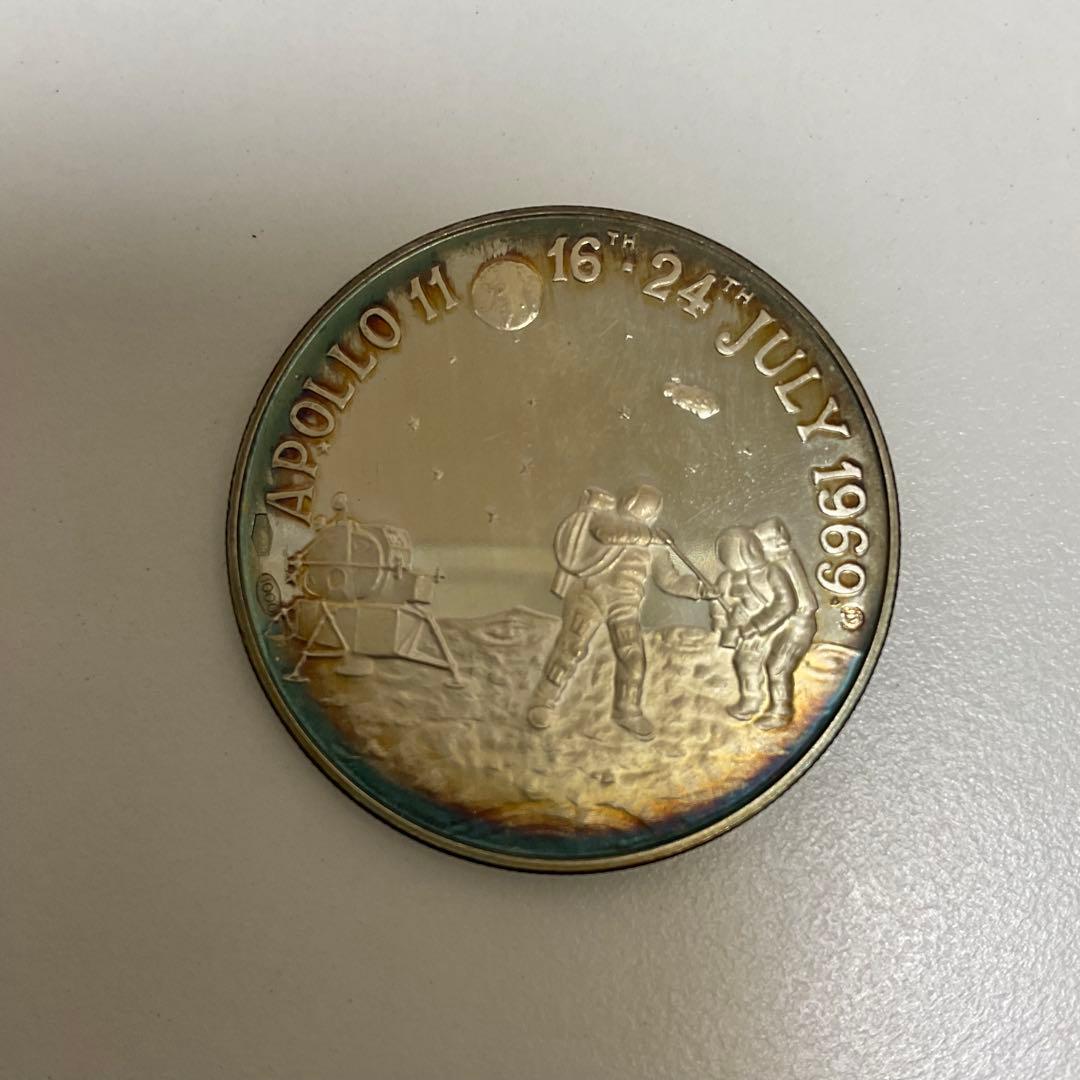 APOLLO 11 記念メダル 銀925/1000 1969年 ITALY
