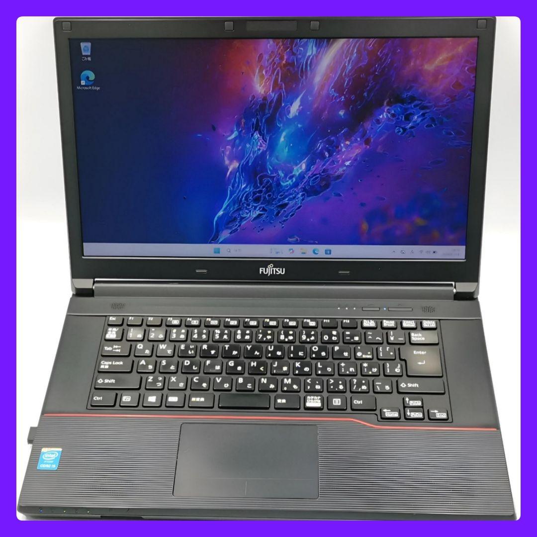 最新鋭 Windows11 ノートパソコン 富士通 Office カメラ搭載！ - メルカリ