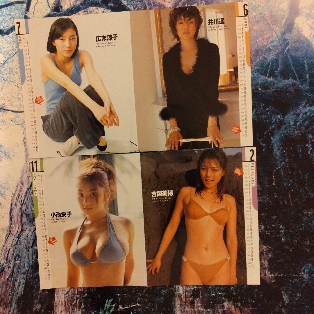 アイドルカレンダー2002年小池栄子さん他 - メルカリ