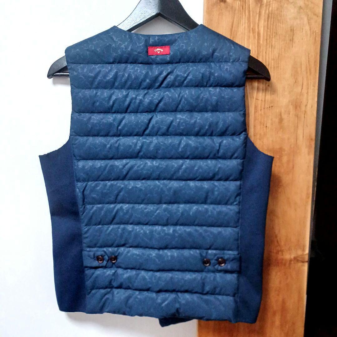 キャロウェイ メンズ ダウンベスト レッドレーベル ネイビー M 薄手