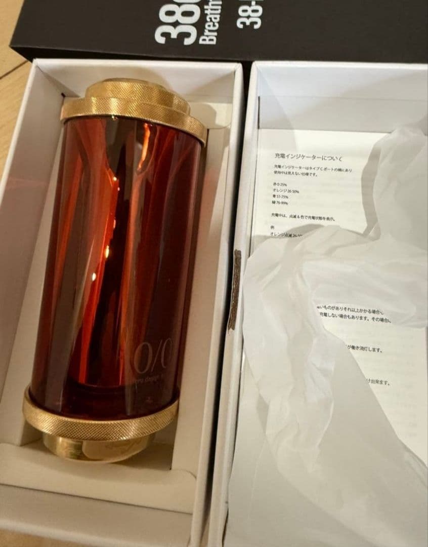 nerudesign works MIYABI RICH amber 新品未使用