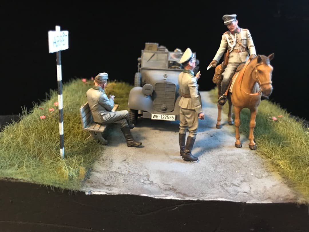 1/35ジオラマ ドイツ軍 第二次世界大戦 完成品Master Box