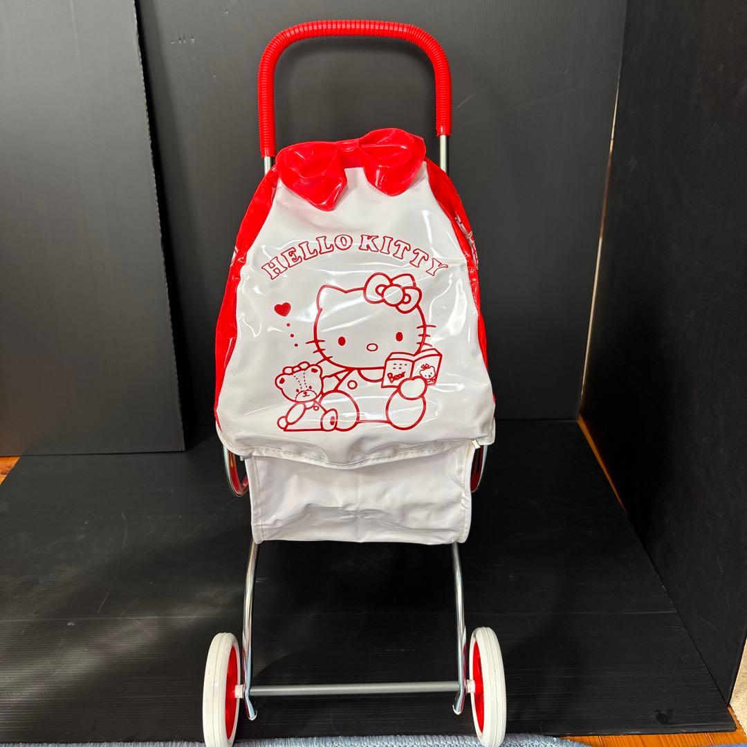 ハローキティのおさんぽベビーカーL レトロビンテージ1991年未使用廃盤
