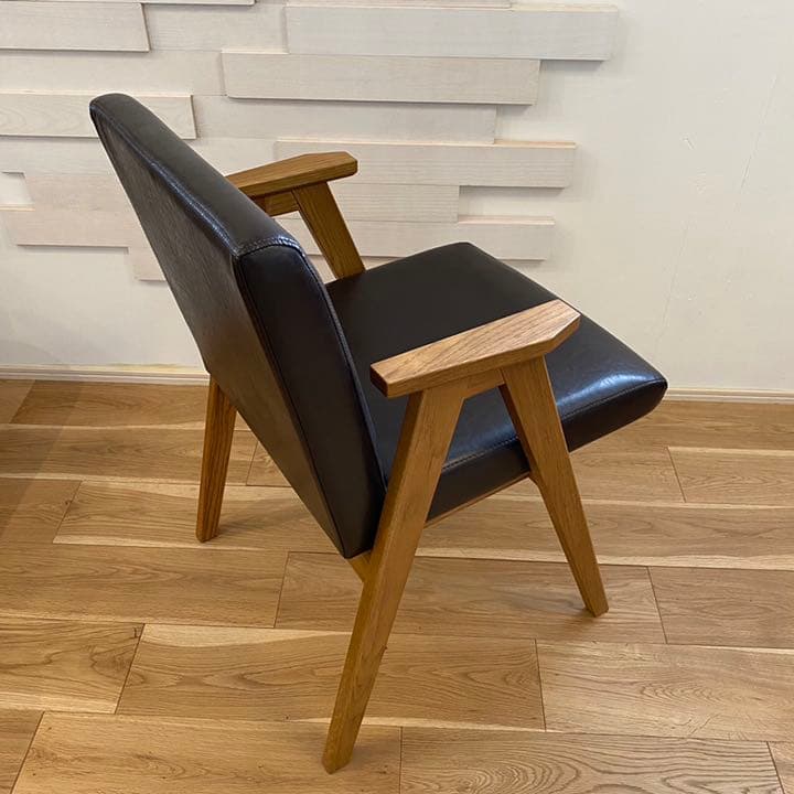 unico/ウニコ DALE(デール) アームチェア ダークブラウン - メルカリ