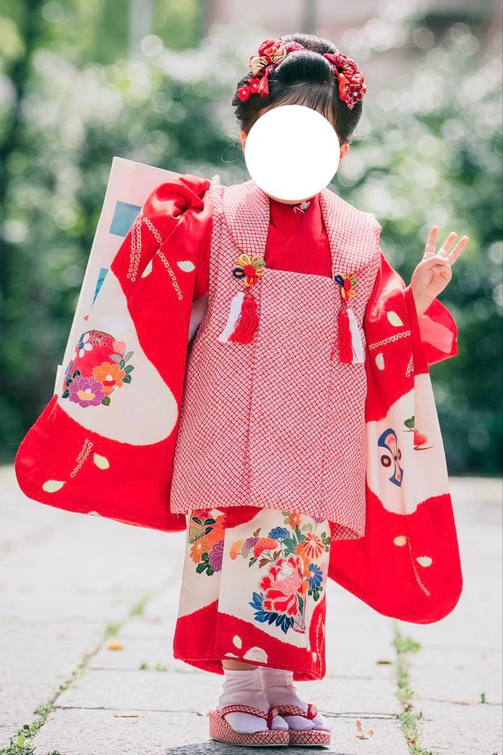 七五三着物フルセット　3歳 七五三 着物 3歳 フルセット ”R・K (リョウコ・キクチ)” ブランド 三歳