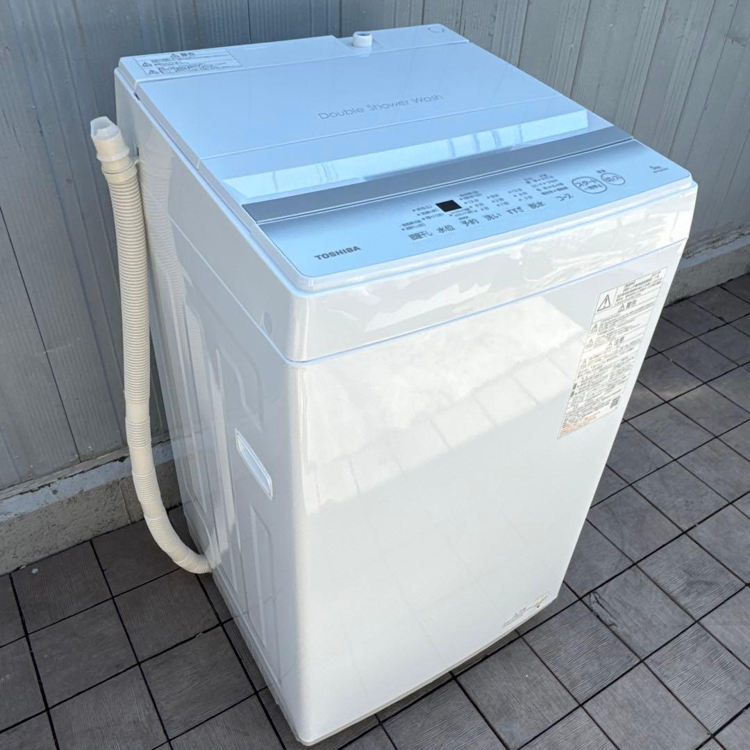 極美品 TOSHIBA 2023年製 洗濯機 5.0kg 簡易乾燥機能付